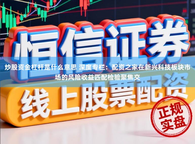 炒股资金杠杆是什么意思 深度专栏：配资之家在新兴科技板块市场的风险收益匹配检验聚焦交